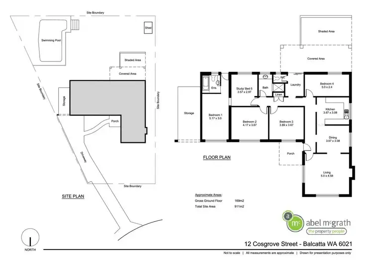 Floorplan of Homely house listing, 12 Cosgrove Street, Balcatta WA 6021