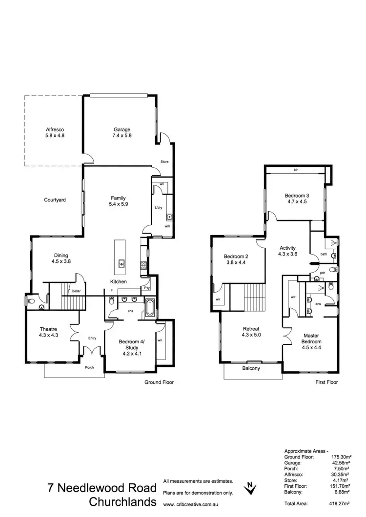 Floorplan of Homely house listing, 7 Needlewood Road, Churchlands WA 6018