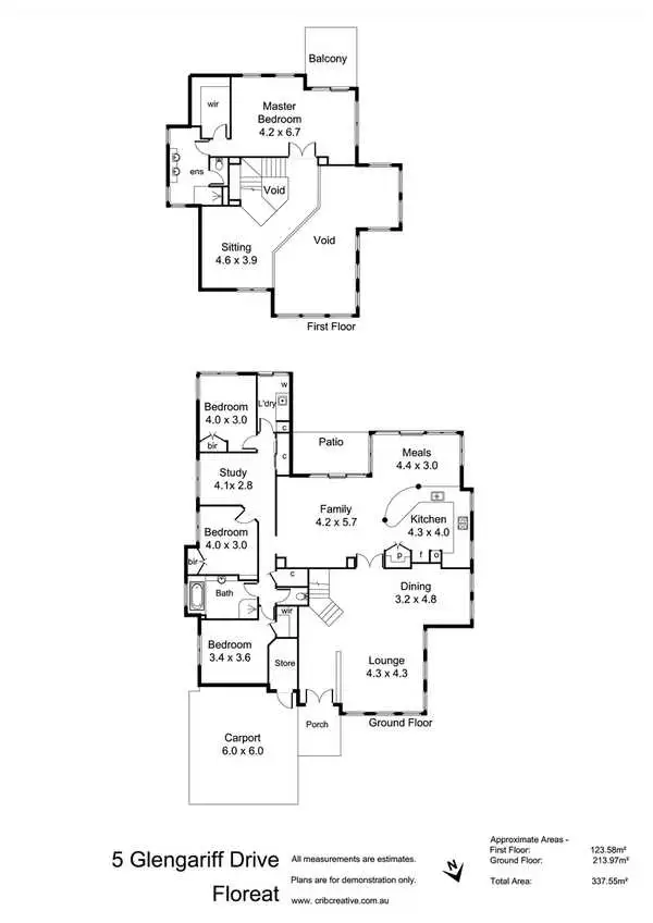 Floorplan of Homely house listing, 5 Glengariff Drive, Floreat WA 6014