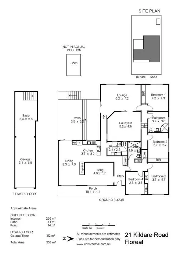 Floorplan of Homely house listing, 21 Kildare Road, Floreat WA 6014