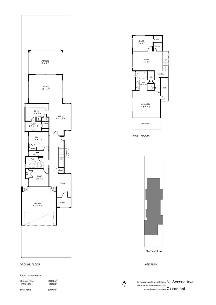 Floorplan of Homely house listing, 31 Second Avenue, Claremont WA 6010