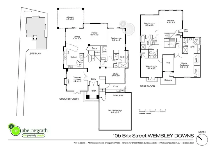 Floorplan of Homely house listing, 10b Brix Street, Wembley Downs WA 6019