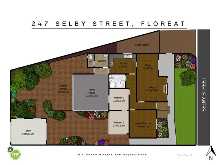 Floorplan of Homely house listing, 247 Selby Street, Floreat WA 6014