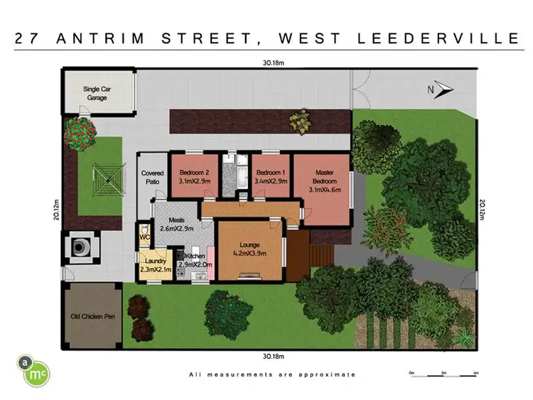 Floorplan of Homely house listing, 27 Antrim Street, West Leederville WA 6007
