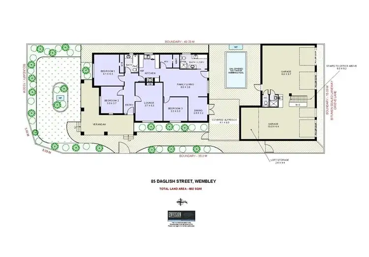 Floorplan of Homely house listing, 85 Daglish Street, Wembley WA 6014