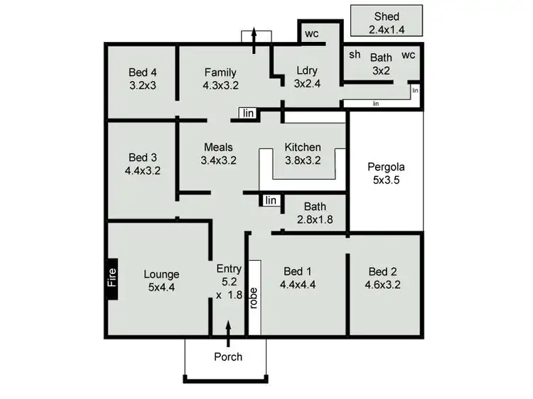 Floorplan of Homely house listing, 15 Quorn Street, Wembley Downs WA 6019