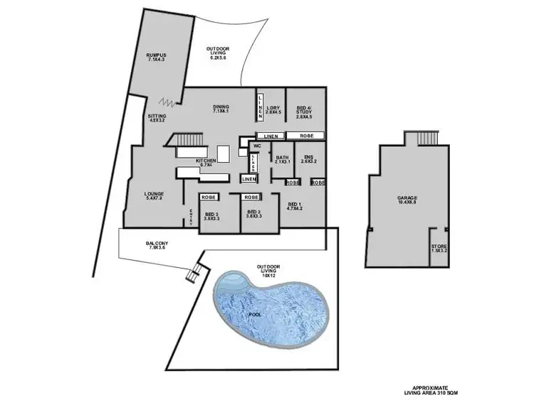 Floorplan of Homely house listing, 30 Roscommon Road, Floreat WA 6014