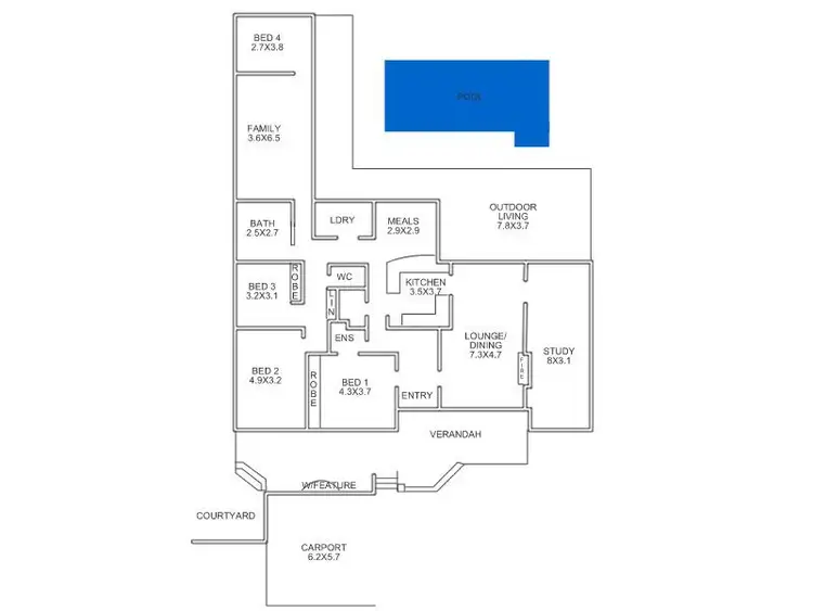 Floorplan of Homely house listing, 29 Kinross Crescent, Floreat WA 6014