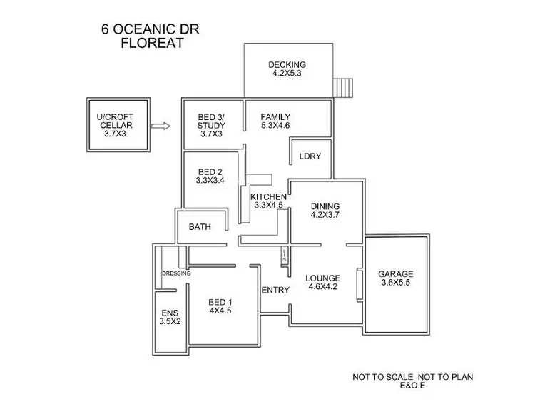Floorplan of Homely house listing, 6 Oceanic Drive, Floreat WA 6014