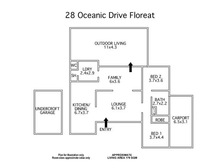 Floorplan of Homely house listing, 28 Oceanic Drive, Floreat WA 6014