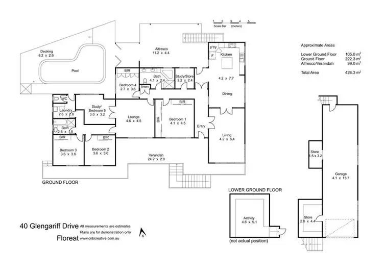Floorplan of Homely house listing, 40 Glengariff Drive, Floreat WA 6014
