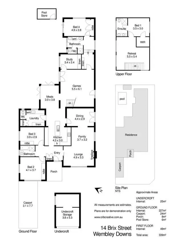 Floorplan of Homely house listing, 14 Brix Street, Wembley Downs WA 6019