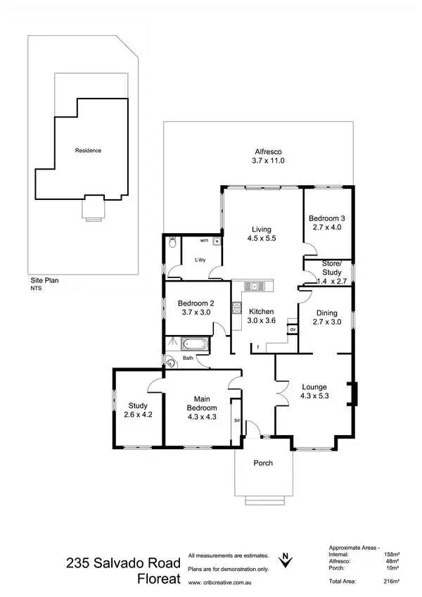 Floorplan of Homely house listing, 235 Salvado Road, Floreat WA 6014
