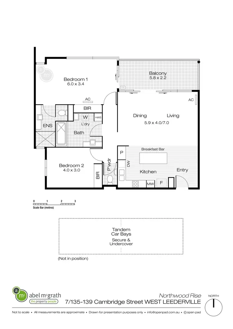 Floorplan of Homely apartment listing, 7/135 Cambridge Street, West Leederville WA 6007