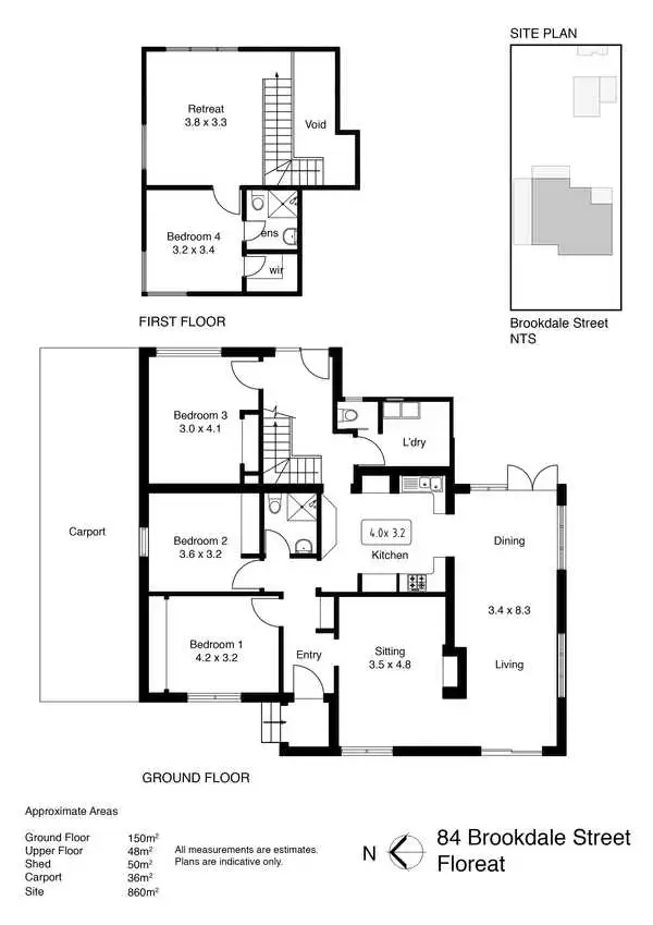 Floorplan of Homely house listing, 84 Brookdale Street, Floreat WA 6014