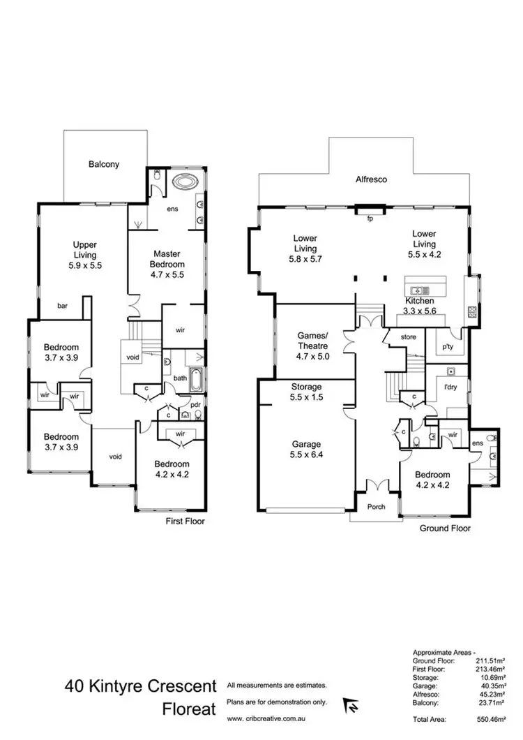 Floorplan of Homely house listing, 40 Kintyre Crescent, Floreat WA 6014
