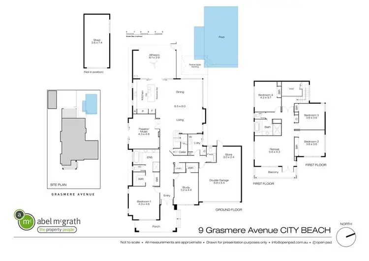 Floorplan of Homely house listing, 9 Grasmere Avenue, City Beach WA 6015