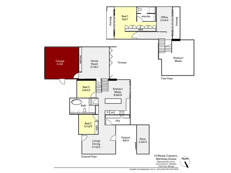Floorplan of Homely house listing, 13 Maisie Crescent, Wembley Downs WA 6019