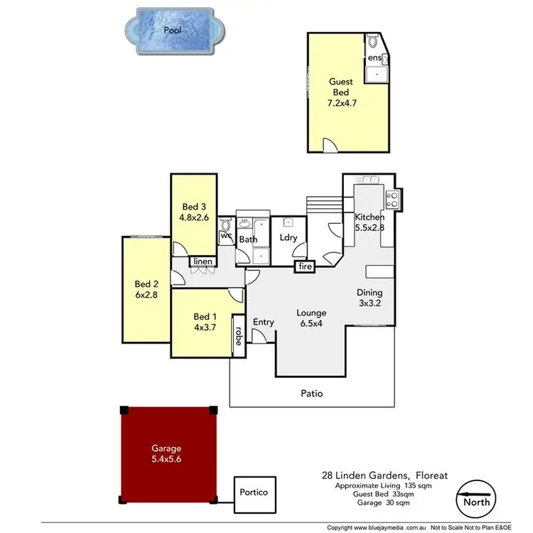 Floorplan of Homely house listing, 28 Linden Gardens, Floreat WA 6014