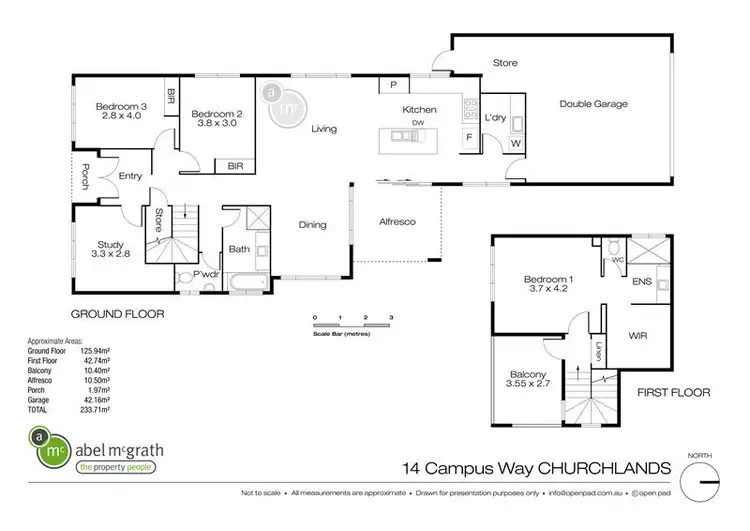 Floorplan of Homely house listing, 14 Campus Way, Churchlands WA 6018