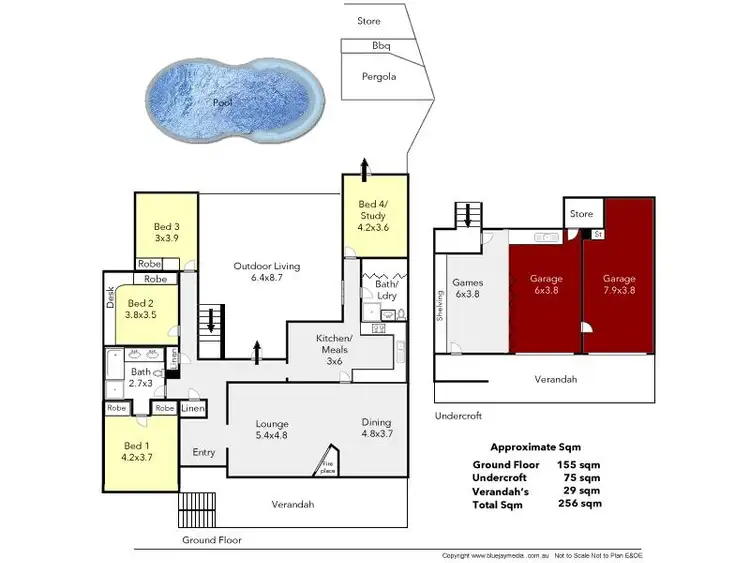 Floorplan of Homely house listing, 22 Alyth Road, Floreat WA 6014