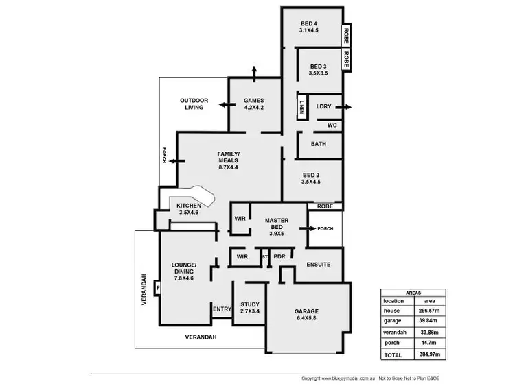 Floorplan of Homely house listing, 14 Caithness Road, Floreat WA 6014