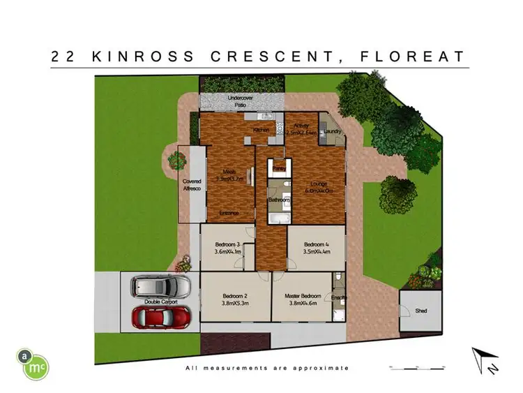 Floorplan of Homely house listing, 22 Kinross Crescent, Floreat WA 6014