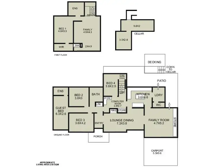 Floorplan of Homely house listing, 99 Grantham Street, Floreat WA 6014
