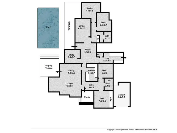 Floorplan of Homely house listing, 22 Kenmore Crescent, Floreat WA 6014