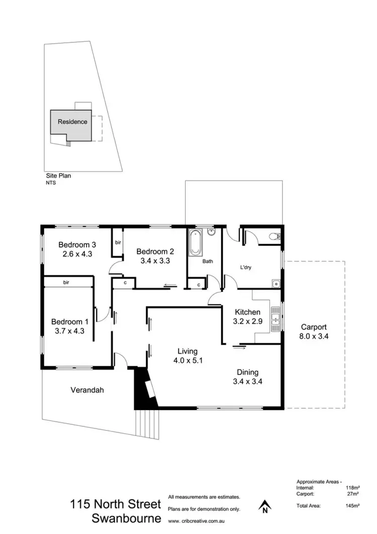 Floorplan of Homely house listing, 115 North Street, Swanbourne WA 6010