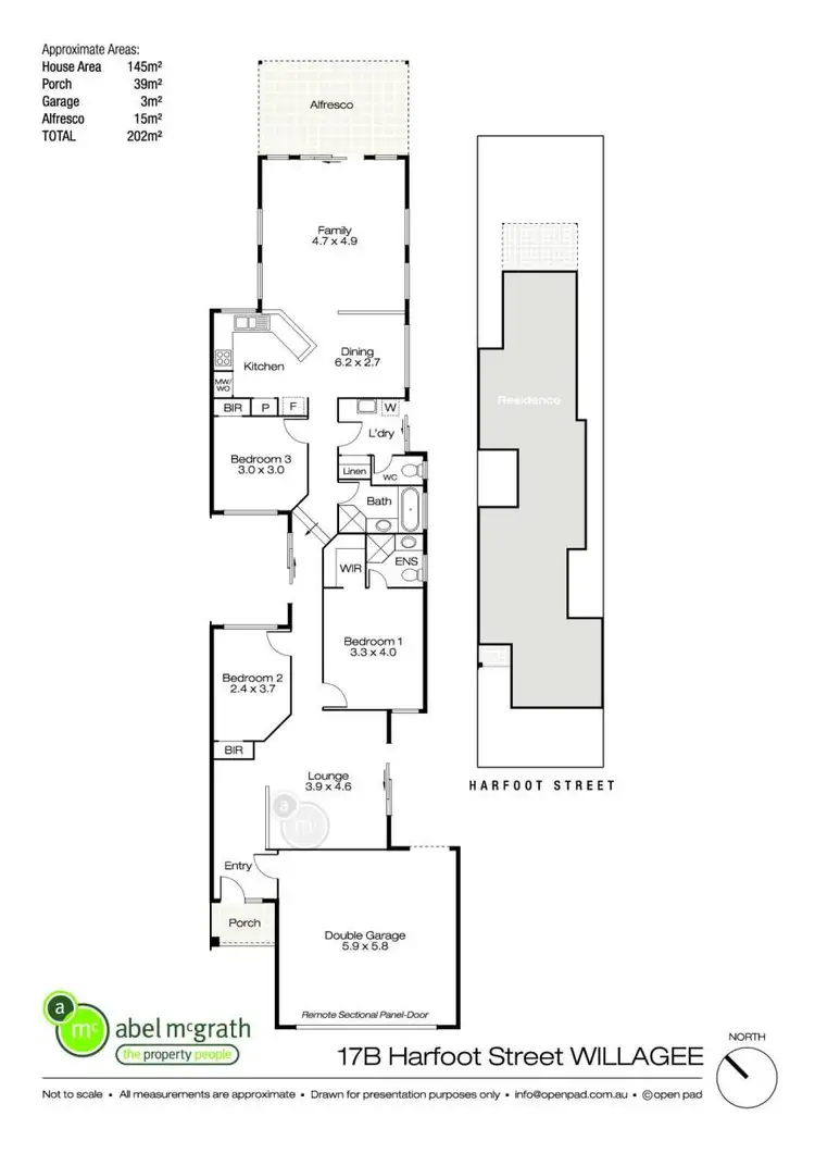 Floorplan of Homely house listing, 17b Harfoot Street, Willagee WA 6156