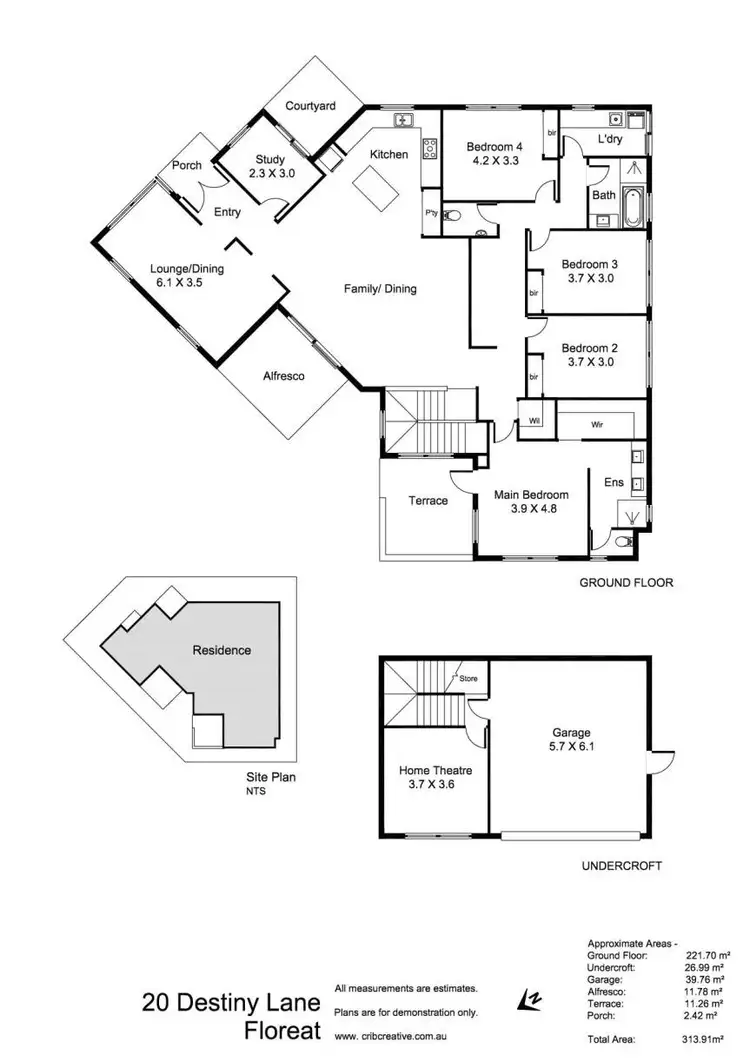 Floorplan of Homely house listing, 20 Destiny Lane, Floreat WA 6014