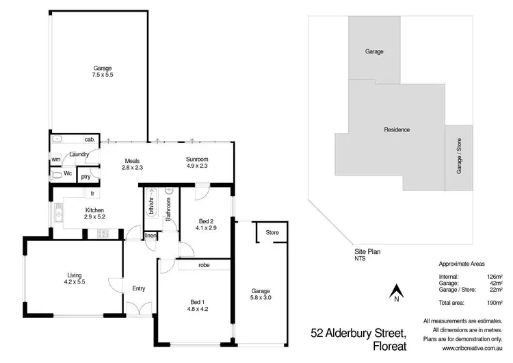 Floorplan of Homely house listing, 52 Alderbury Street, Floreat WA 6014