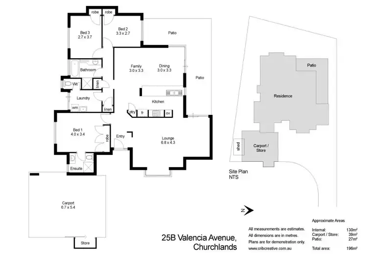 Floorplan of Homely house listing, 25B Valencia Avenue, Churchlands WA 6018