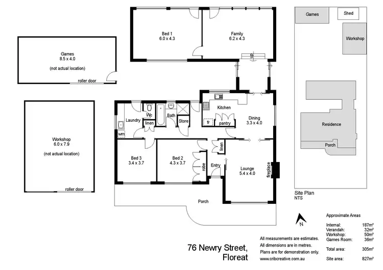 Floorplan of Homely house listing, 76 Newry Street, Floreat WA 6014