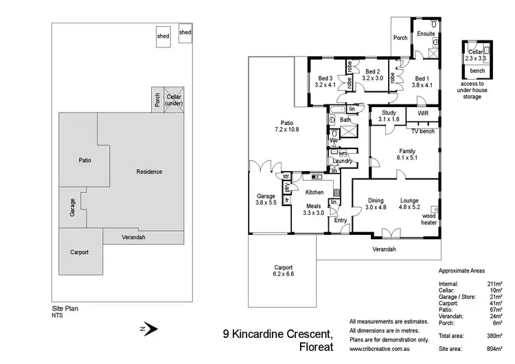 Floorplan of Homely house listing, 9 Kincardine Crescent, Floreat WA 6014