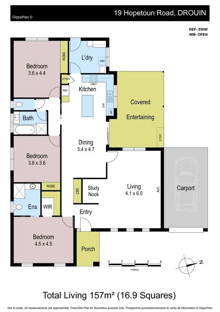 Floorplan of Homely house listing, 19 Hopetoun Road, Drouin VIC 3818