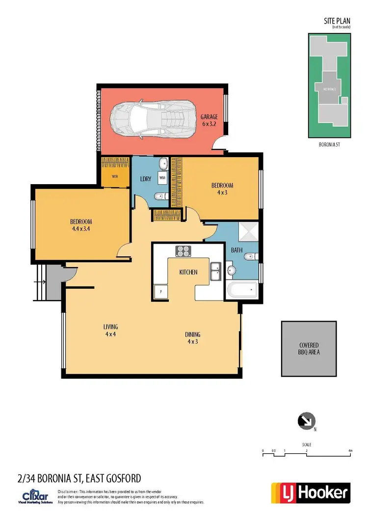 Floorplan of Homely villa listing, 2/34 Boronia Street, East Gosford NSW 2250