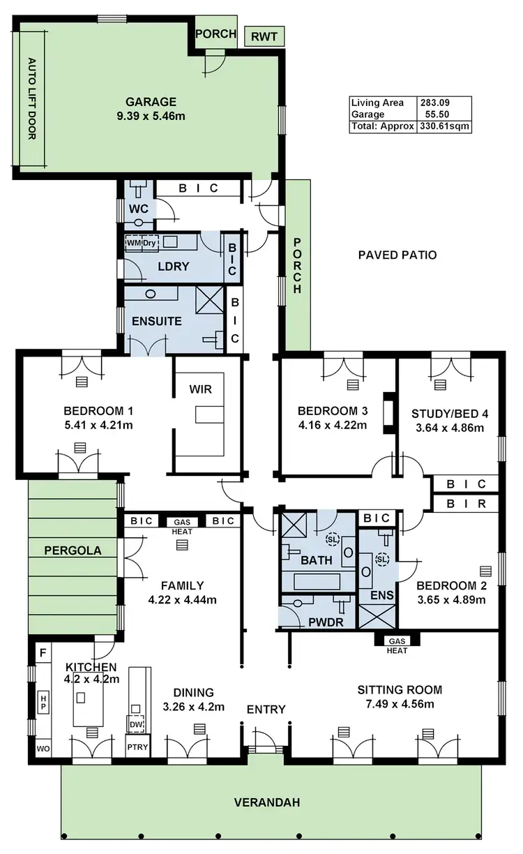Floorplan of Homely house listing, 6 Statenborough Street, Leabrook SA 5068
