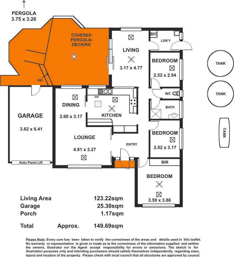 Floorplan of Homely house listing, 3 Aurelia Drive, North Haven SA 5018