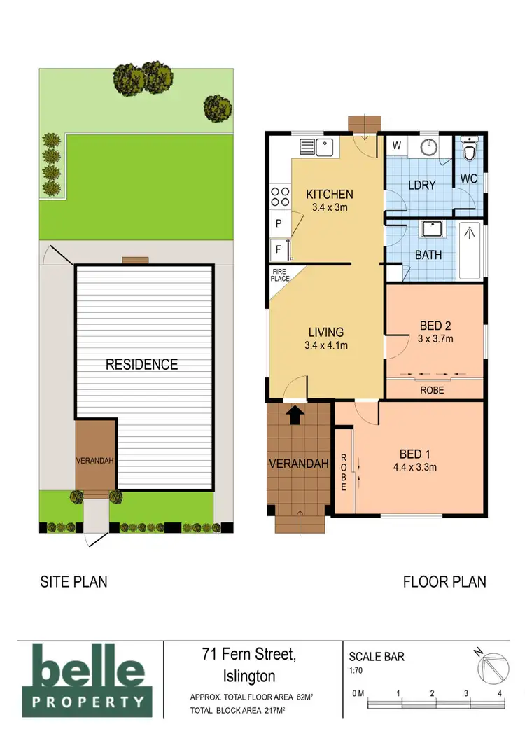 Floorplan of Homely house listing, 71 Fern Street, Islington NSW 2296