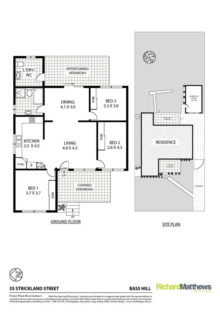 Floorplan of Homely house listing, 35 Strickland Street, Bass Hill NSW 2197