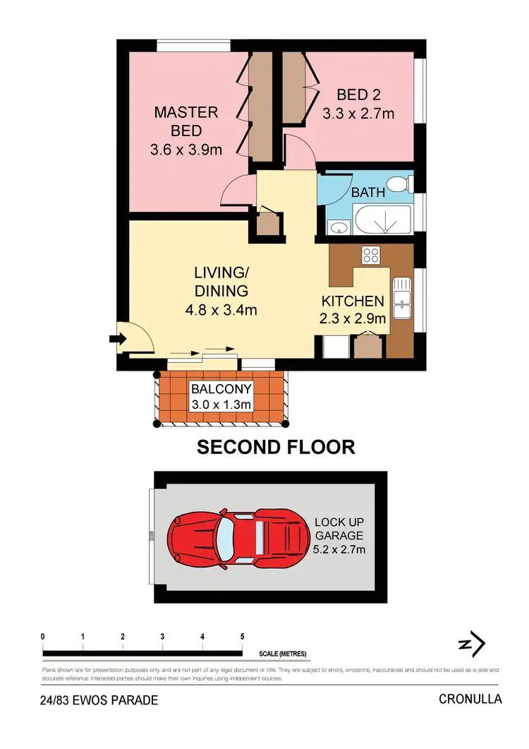Floorplan of Homely unit listing, 24/83 Ewos Parade, Cronulla NSW 2230