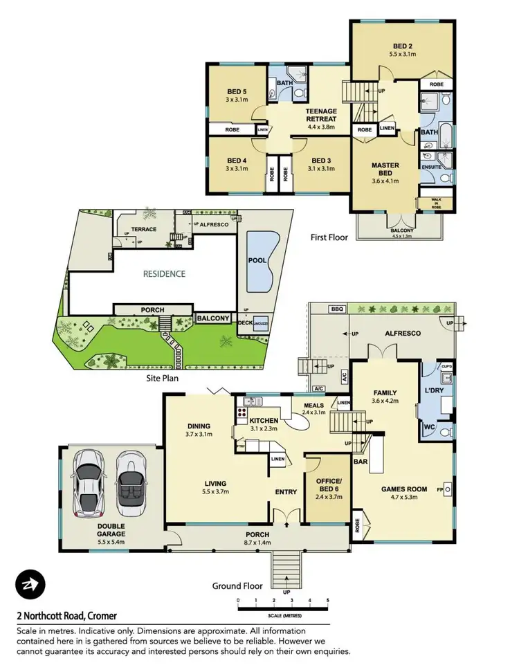 Floorplan of Homely house listing, 2 Northcott Road, Cromer NSW 2099