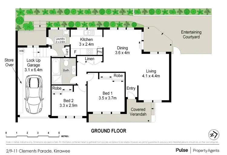 Floorplan of Homely villa listing, 2/9-11 Clements Parade, Kirrawee NSW 2232
