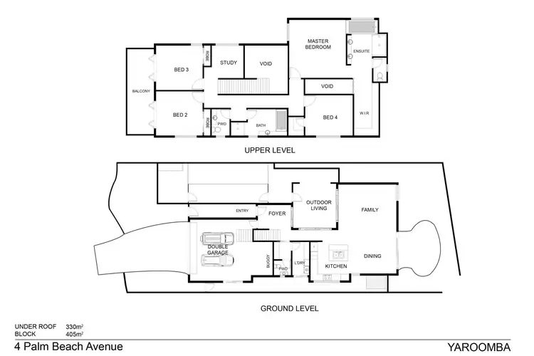 Floorplan of Homely house listing, 4 Palm Beach Avenue, Yaroomba QLD 4573