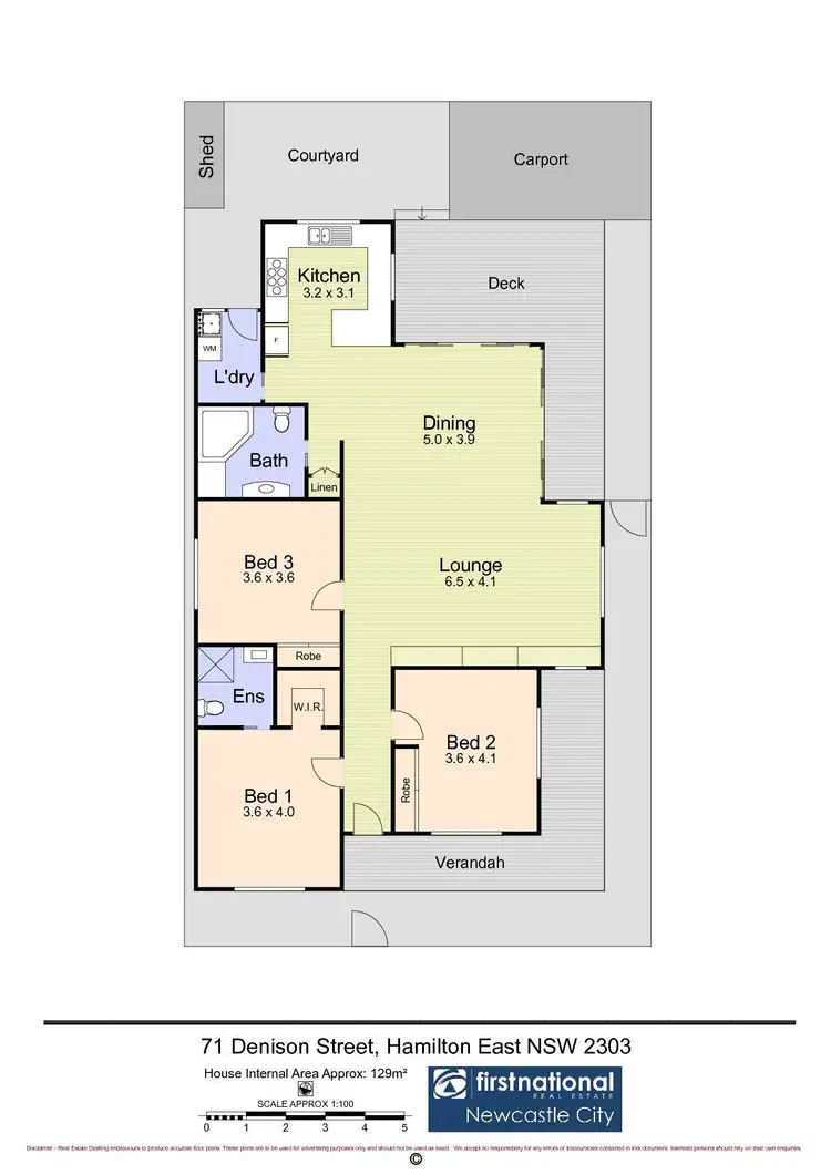 Floorplan of Homely house listing, 71 Denison Street, Hamilton East NSW 2303