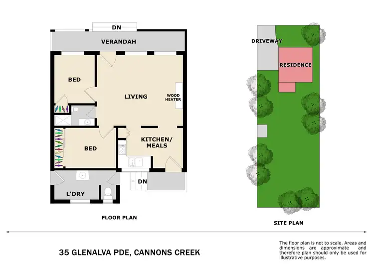 Floorplan of Homely house listing, 35 Glenalva Parade, Cannons Creek VIC 3977