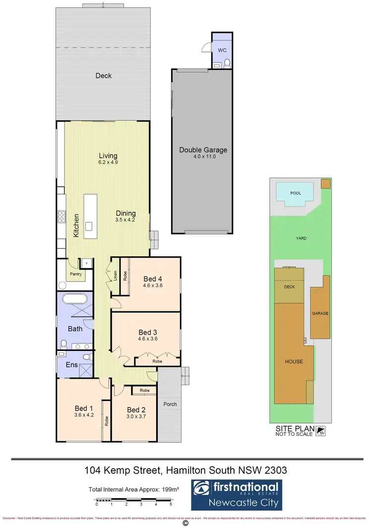 Floorplan of Homely house listing, 104 Kemp Street, Hamilton South NSW 2303