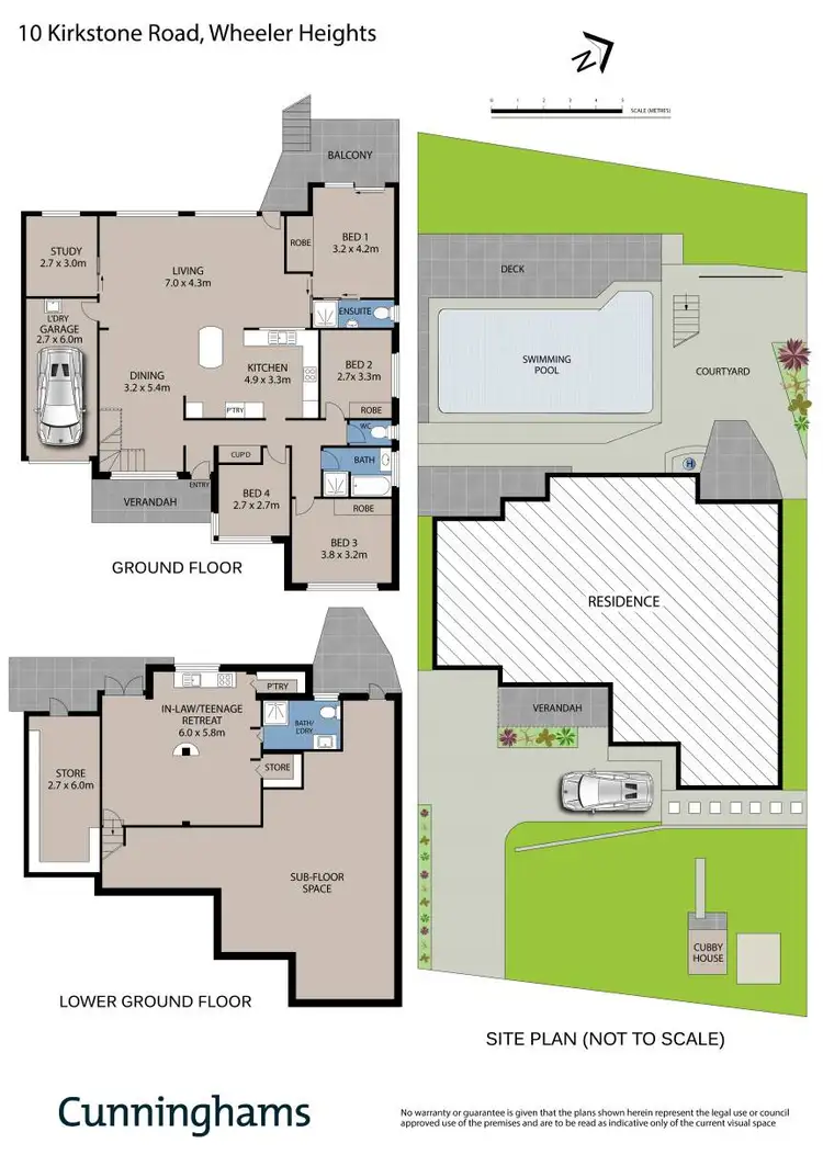 Floorplan of Homely house listing, 10 Kirkstone Road, Wheeler Heights NSW 2097